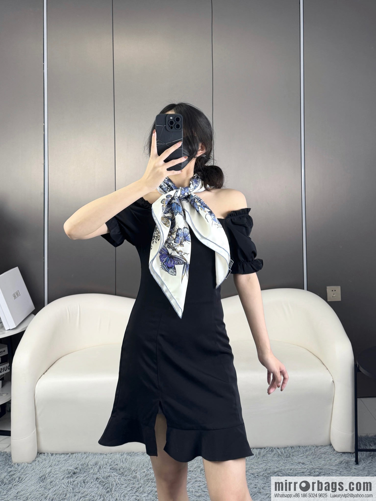 DIOR Around the World · Butterfly, Silk Scarf