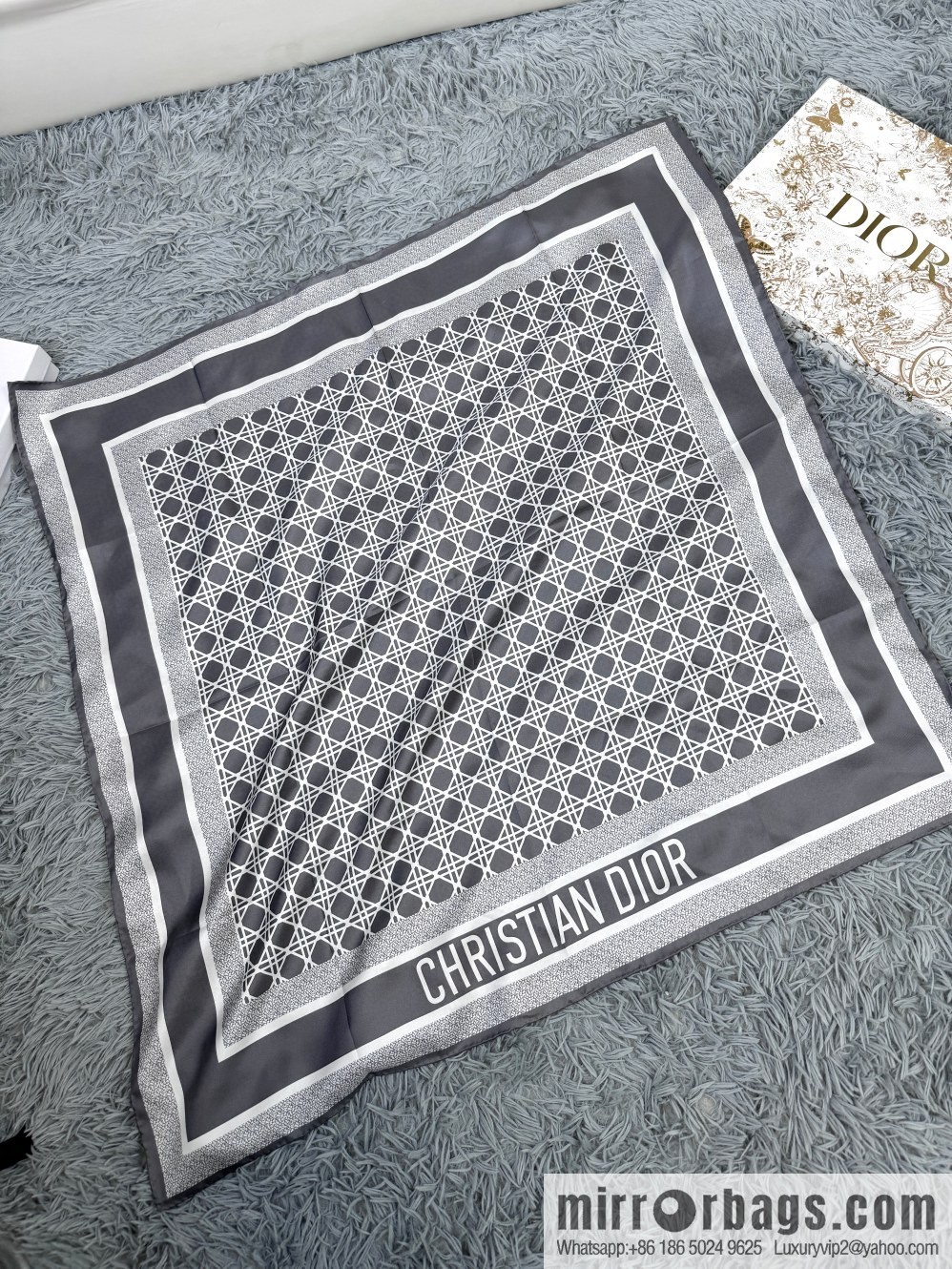 Dior silk scarf