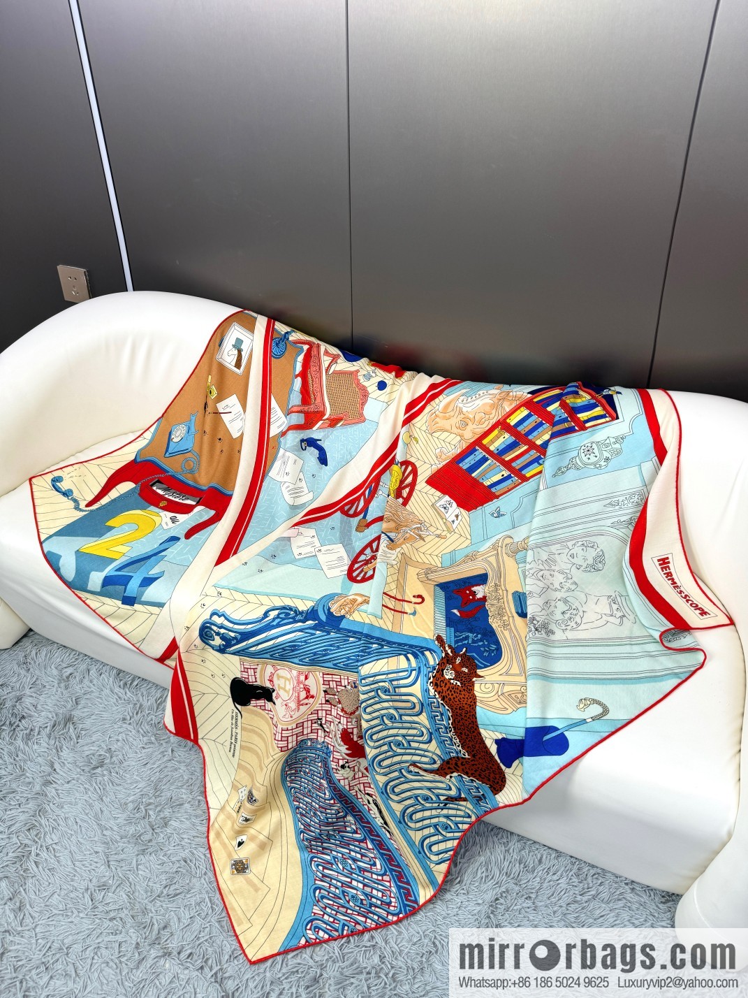 2025 counter synchronization Hermes double-sided same color, top velvet square scarf