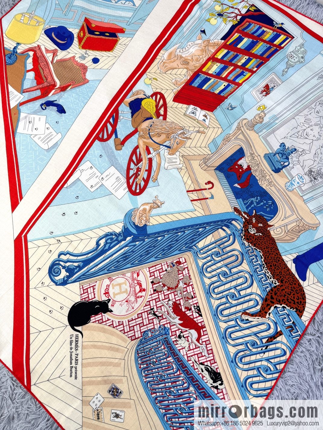 2025 counter synchronization Hermes double-sided same color, top velvet square scarf