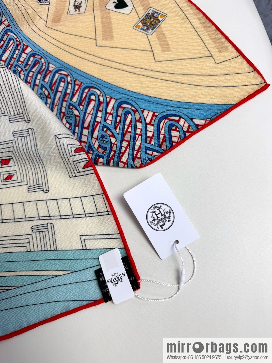 2025 counter synchronization Hermes double-sided same color, top velvet square scarf