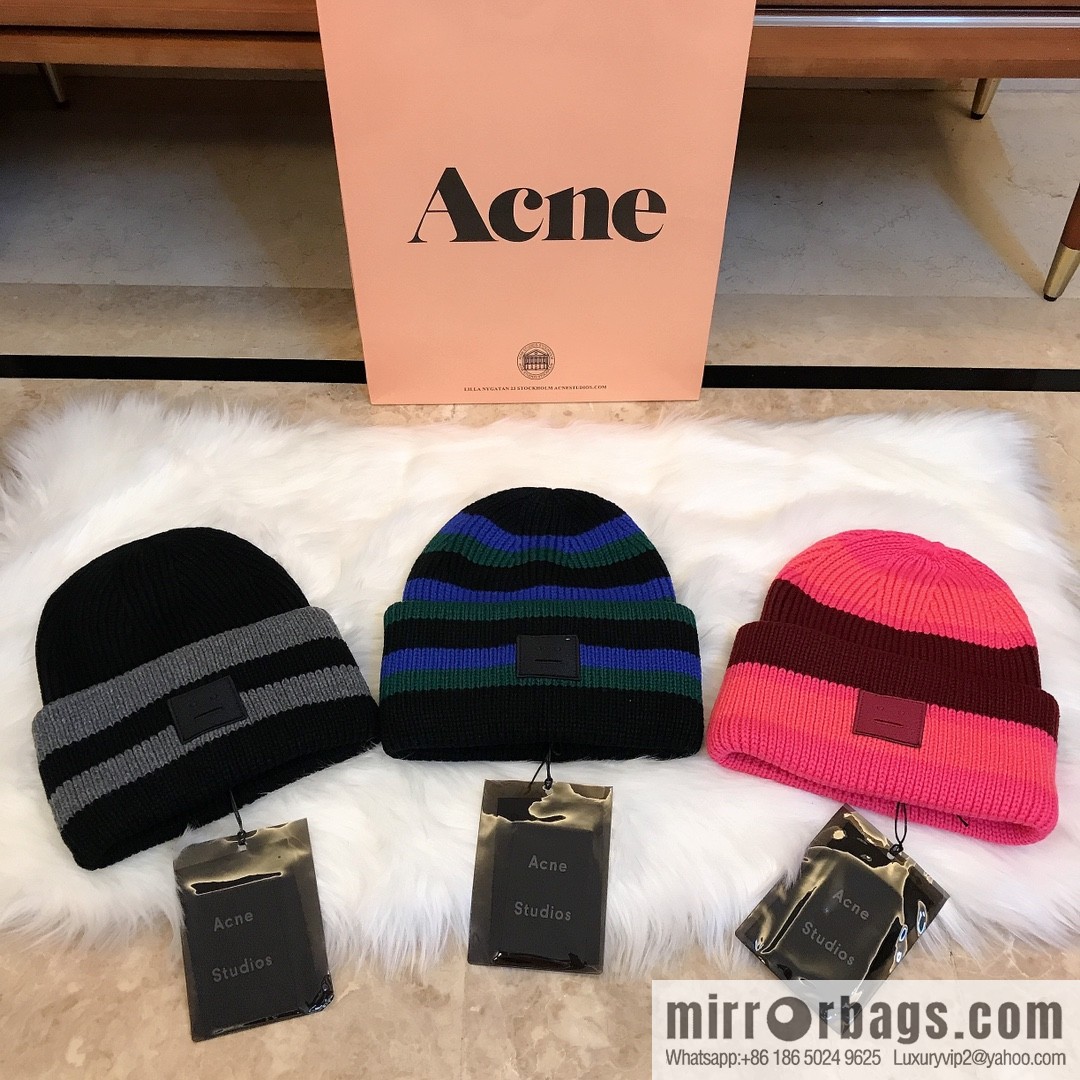 Acne Smiley Unisex Official Wool Cap