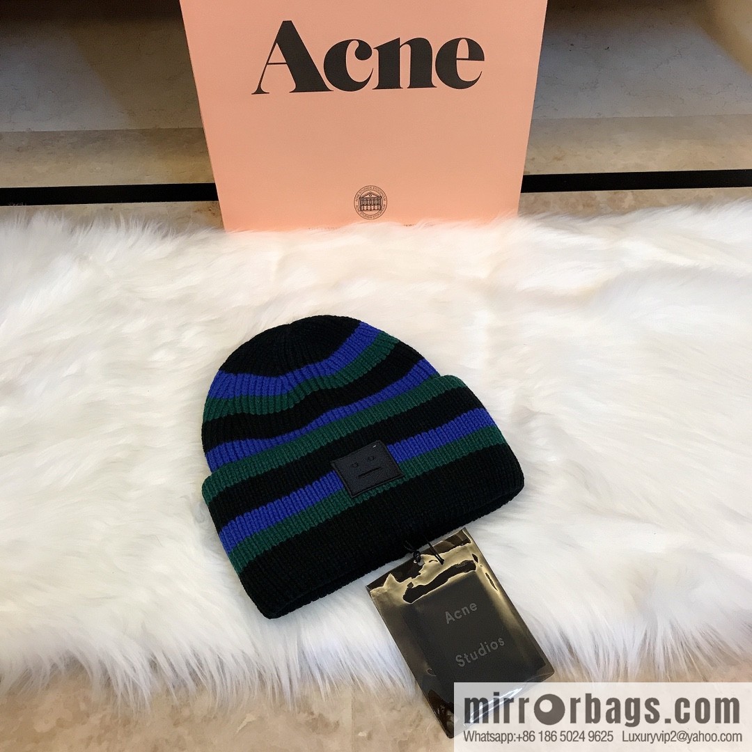 Acne Smiley Unisex Official Wool Cap