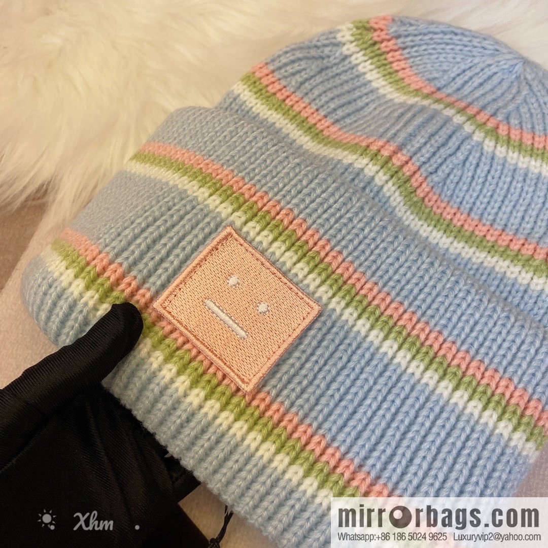 Acne Smiley Unisex Official Wool Cap