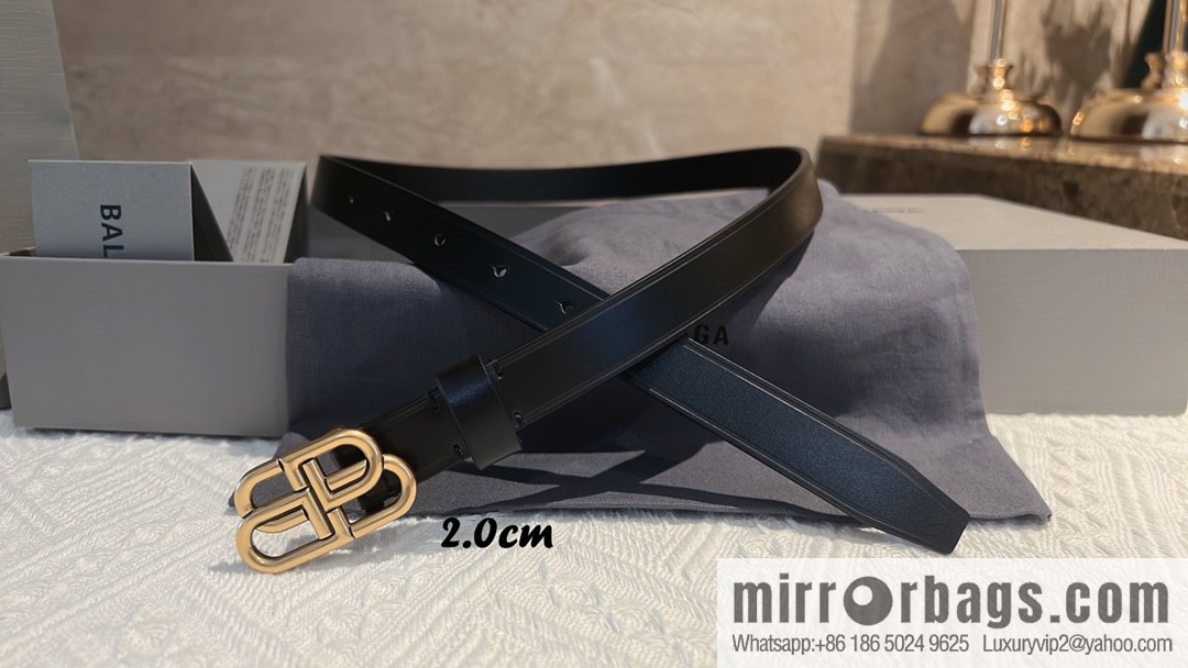Balenciaga Balenciaga, lock BB belt 2.0cm