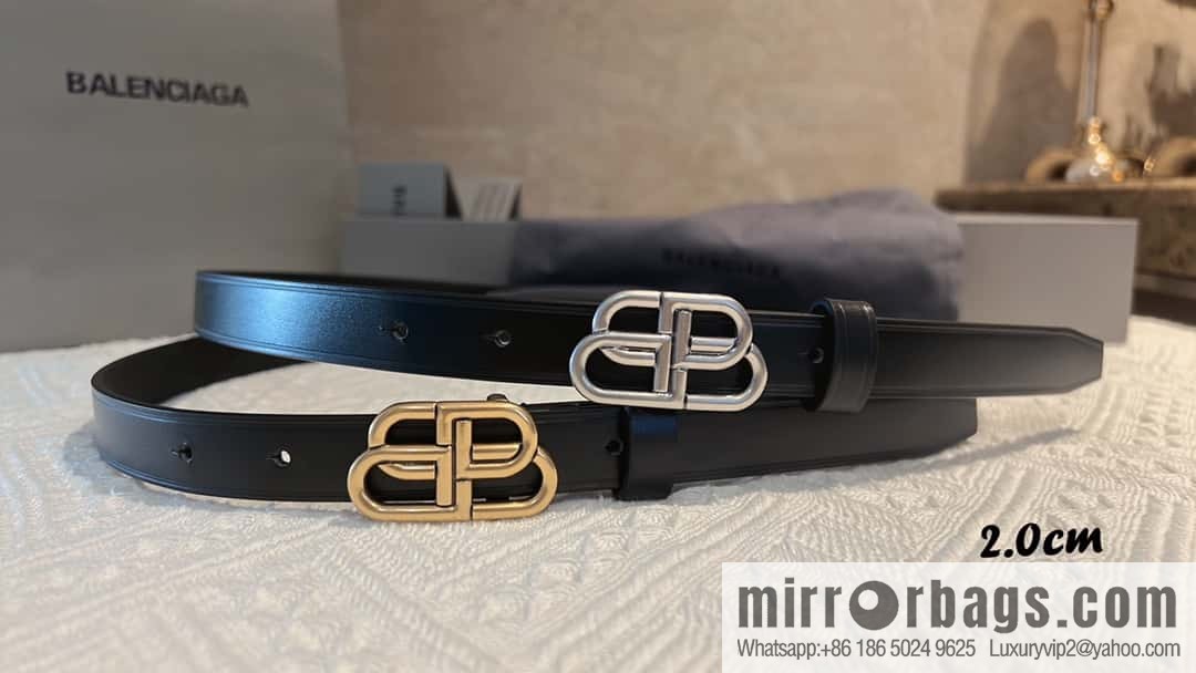 BALENCIAGA Balenciaga, lock BB belt 2.5CM