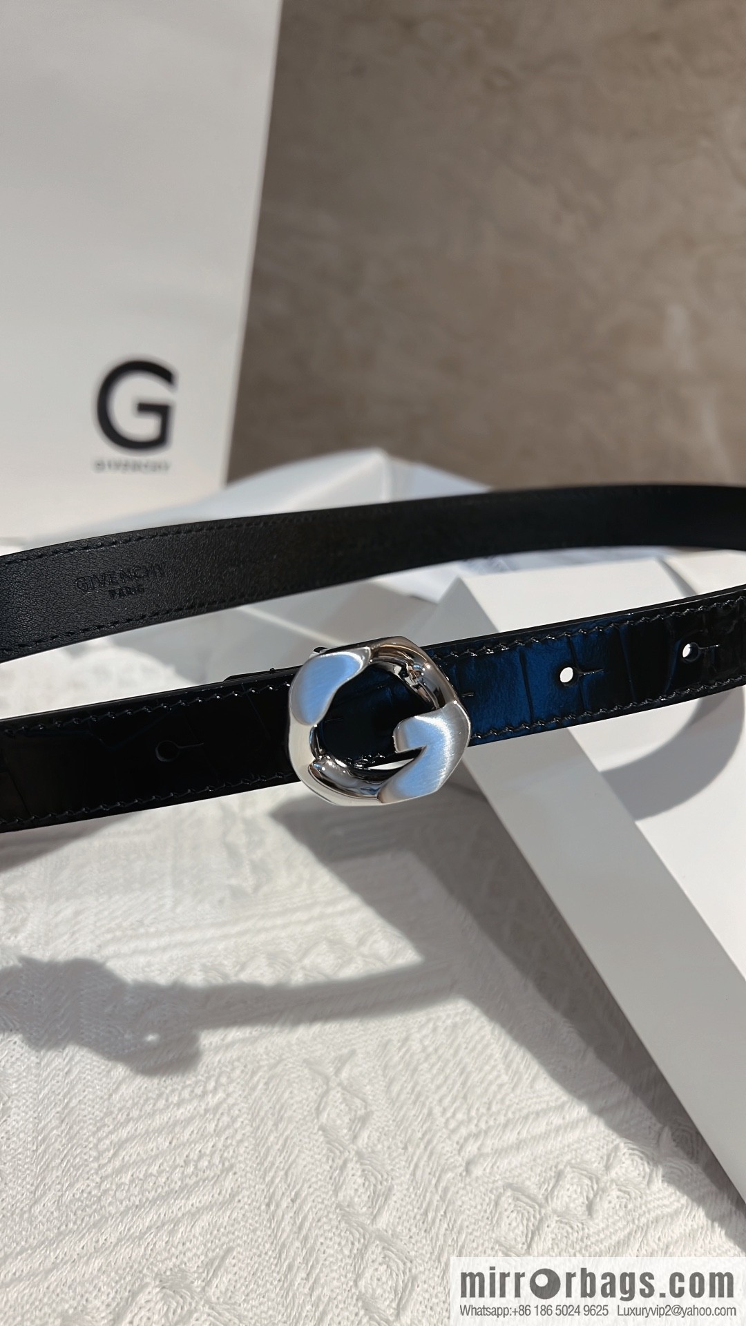 GIVENHY Givenchy G chain buckle belt 2.0cm