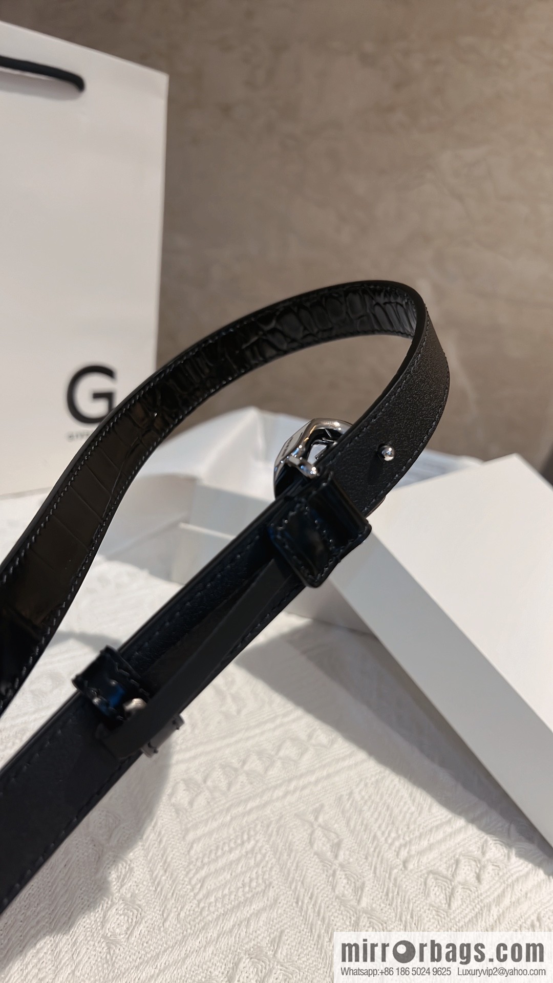 GIVENHY Givenchy G chain buckle belt 2.0cm