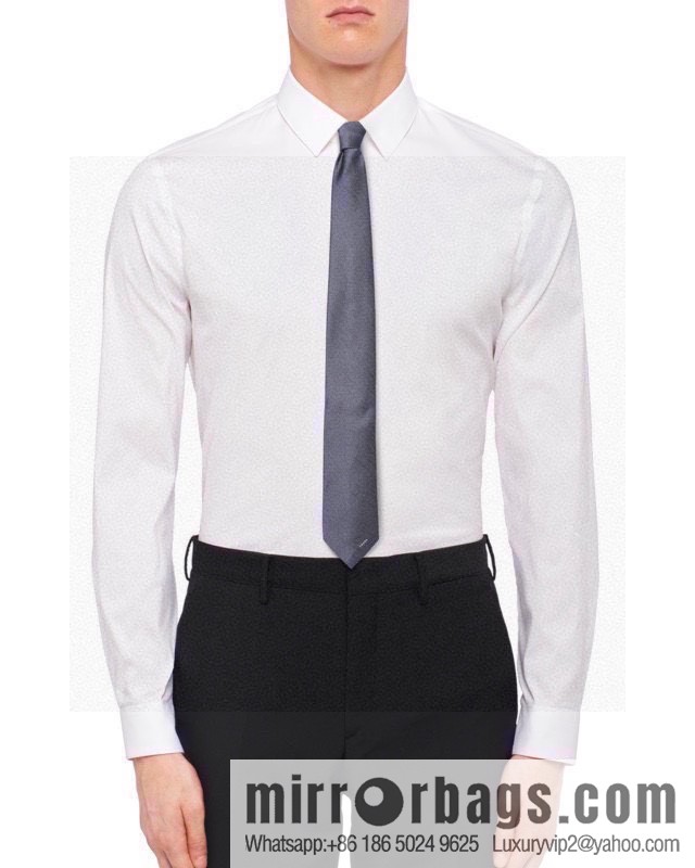Prada 100% Top Handmade Custom Men's Jacquard Tie