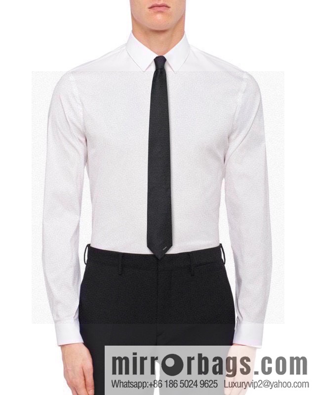 Prada 100% Top Handmade Custom Men's Jacquard Tie