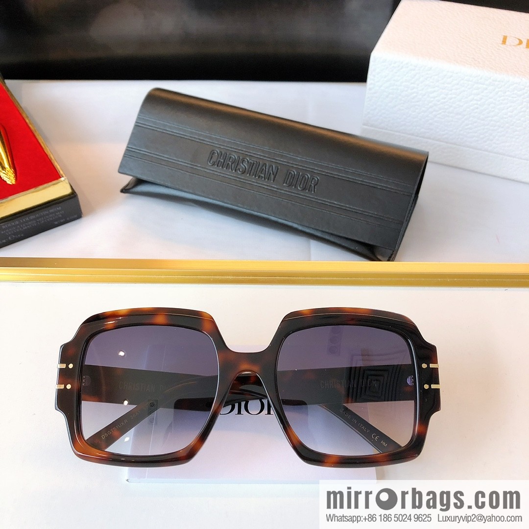 Dior large frame unisex sunglasses