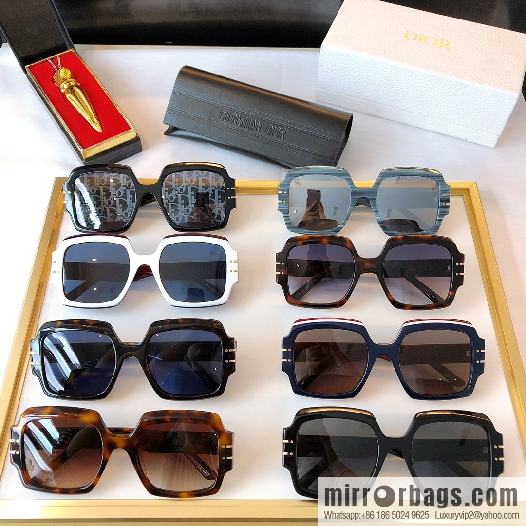 Dior large frame unisex sunglasses