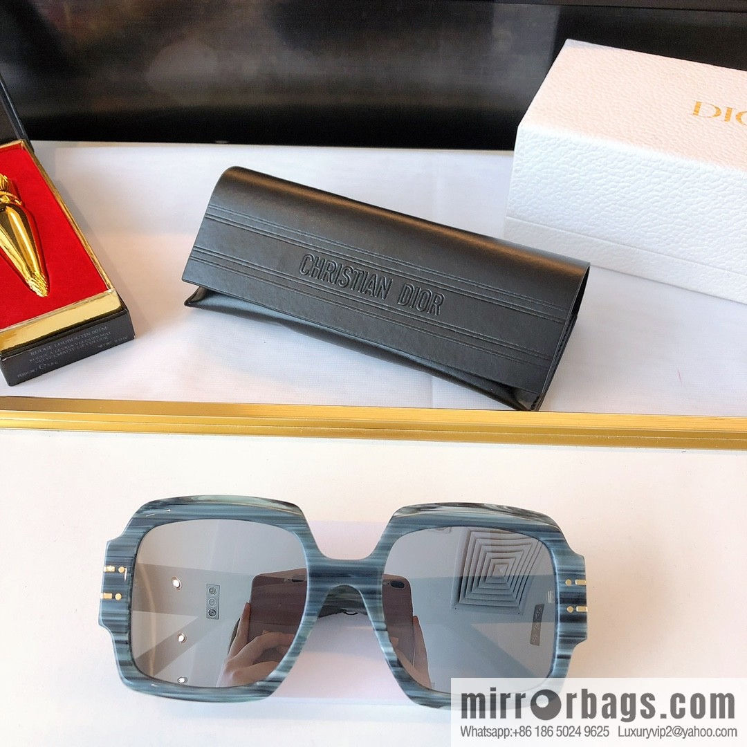 Dior large frame unisex sunglasses