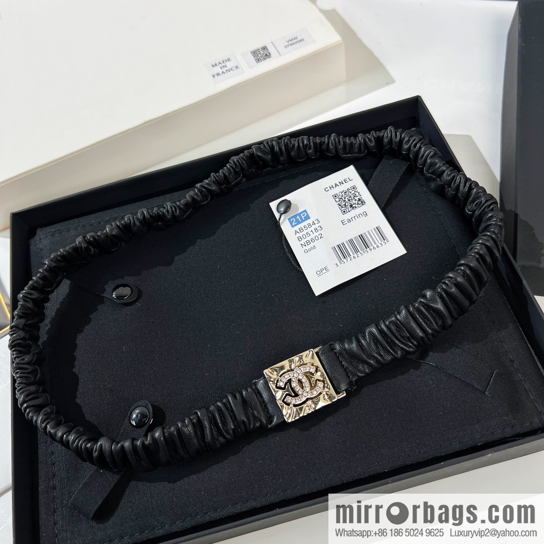 New ☑️ Chanel double c lambskin belt belt chain
