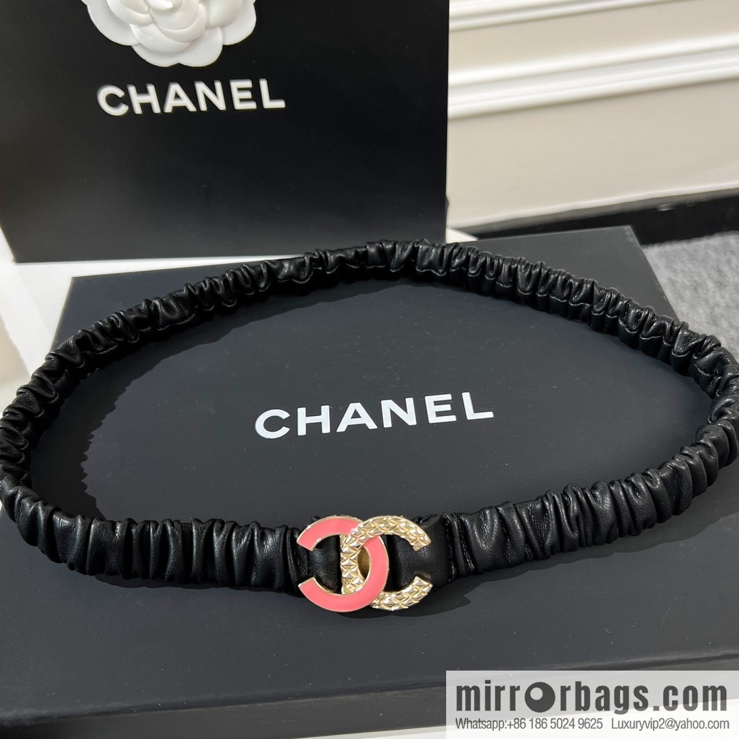 New ☑️ Chanel double c lambskin belt belt chain