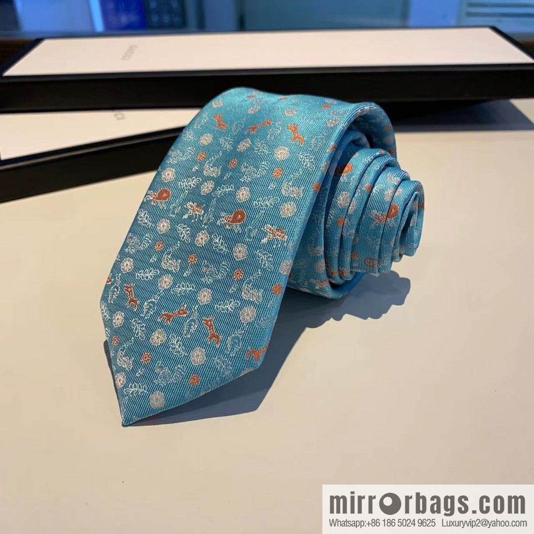 GUCCI Gucci 100% Top Jacquard Silk Tie