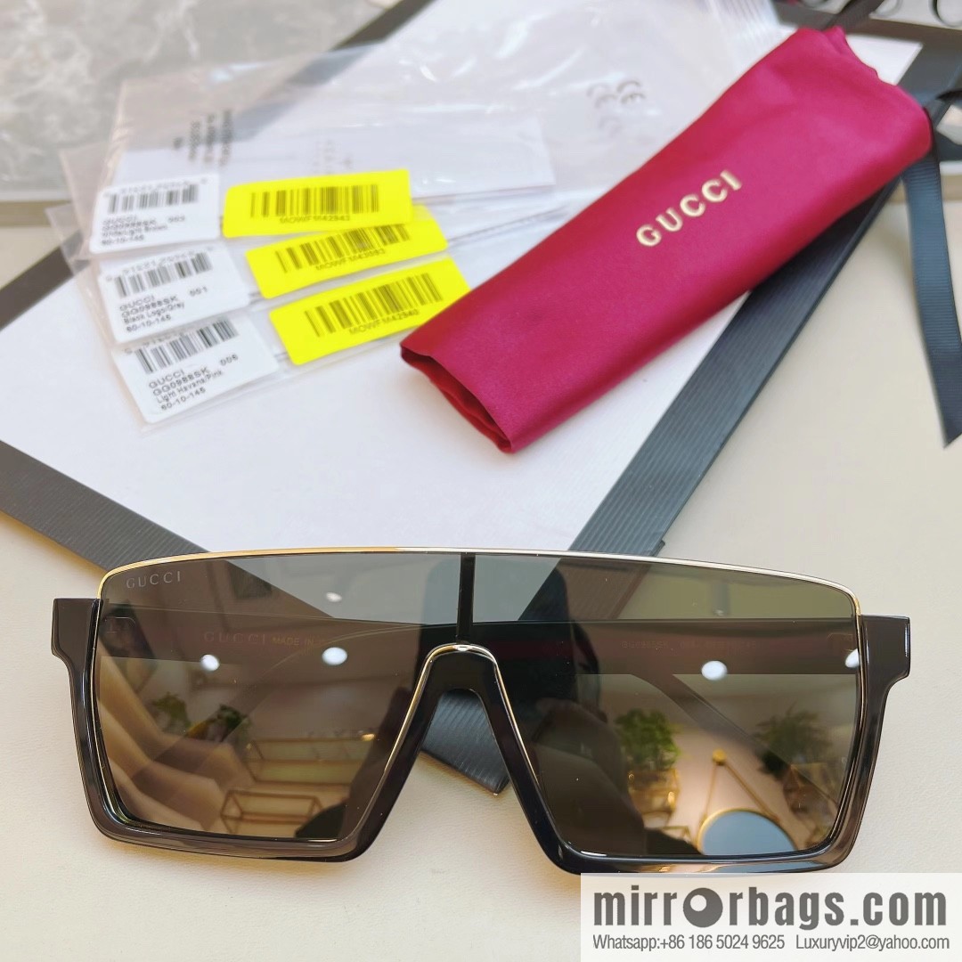 GUCCI Gucci's new half-frame one-piece sunglasses
