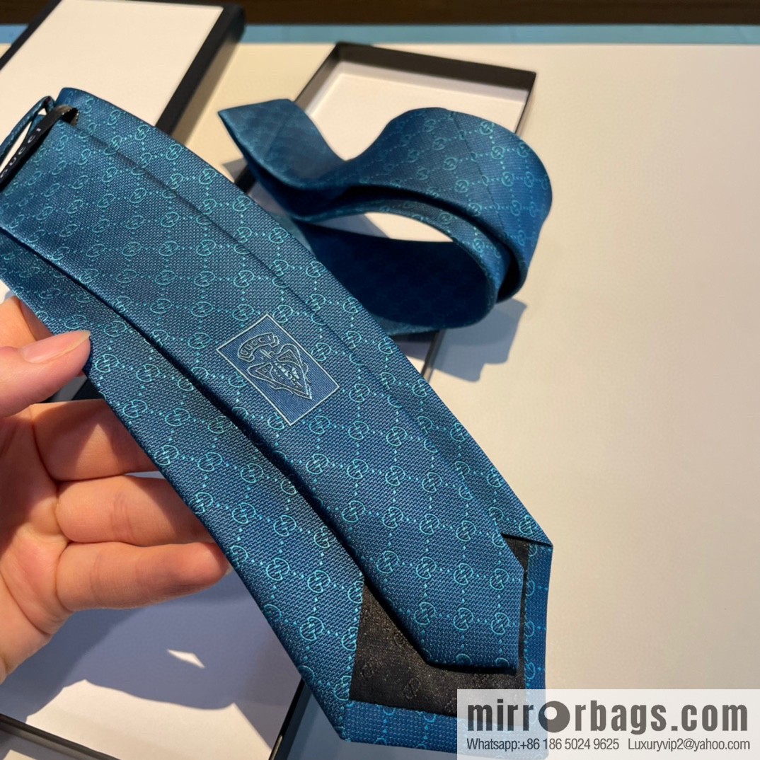 GUCCI Gucci interlocking G-pattern silk tie