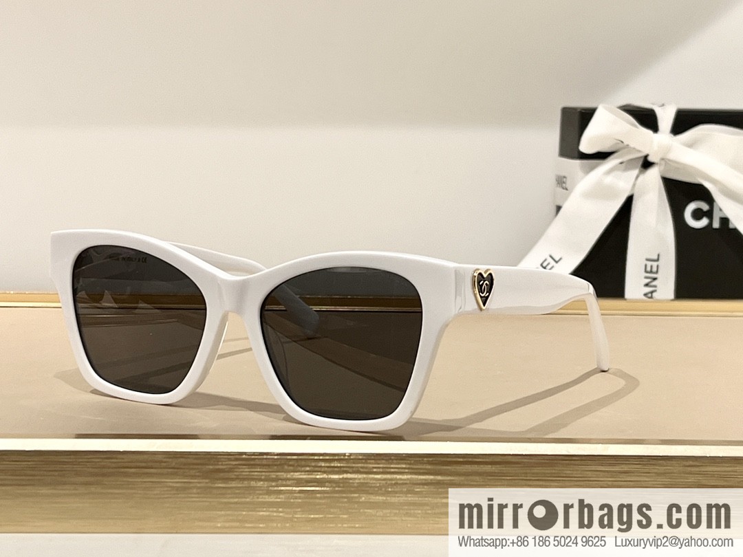 Chanel women's large frame sunglasses
