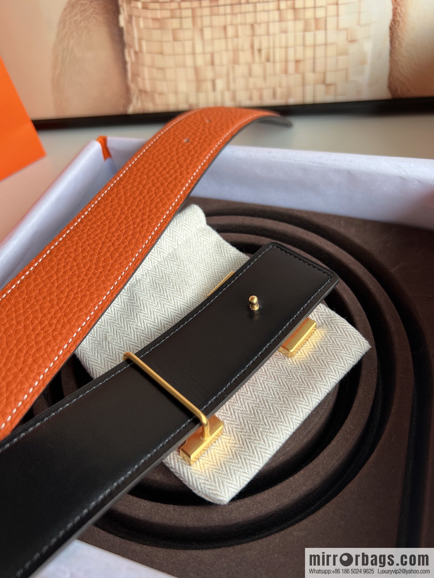 Hermes Hermes, original quality men's business 38mm width belt