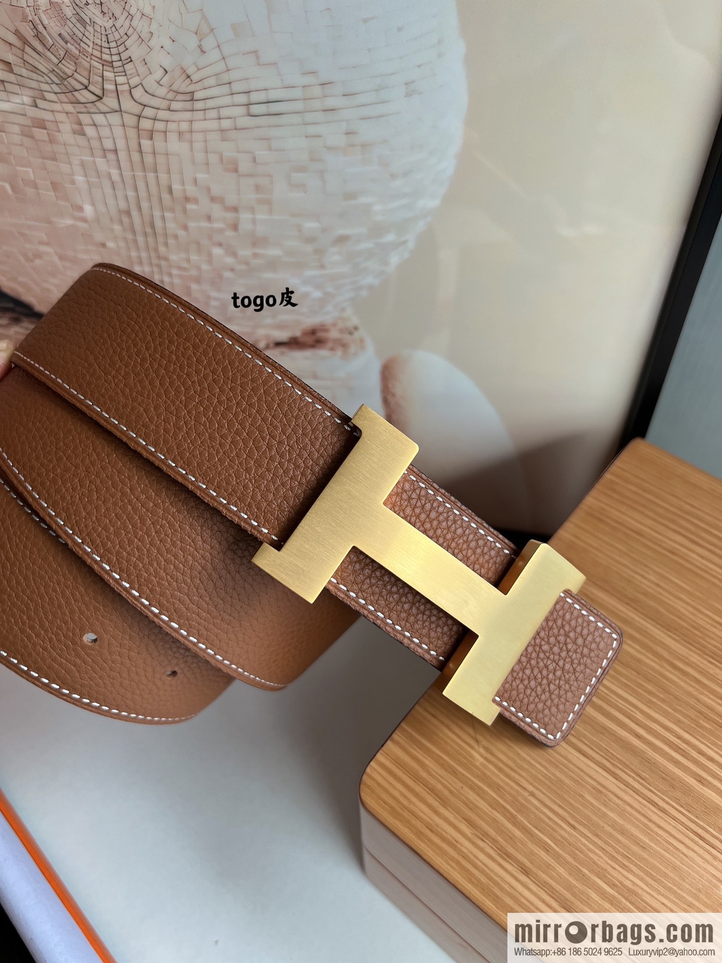 Hermes Hermes, original quality men's business 38mm width belt