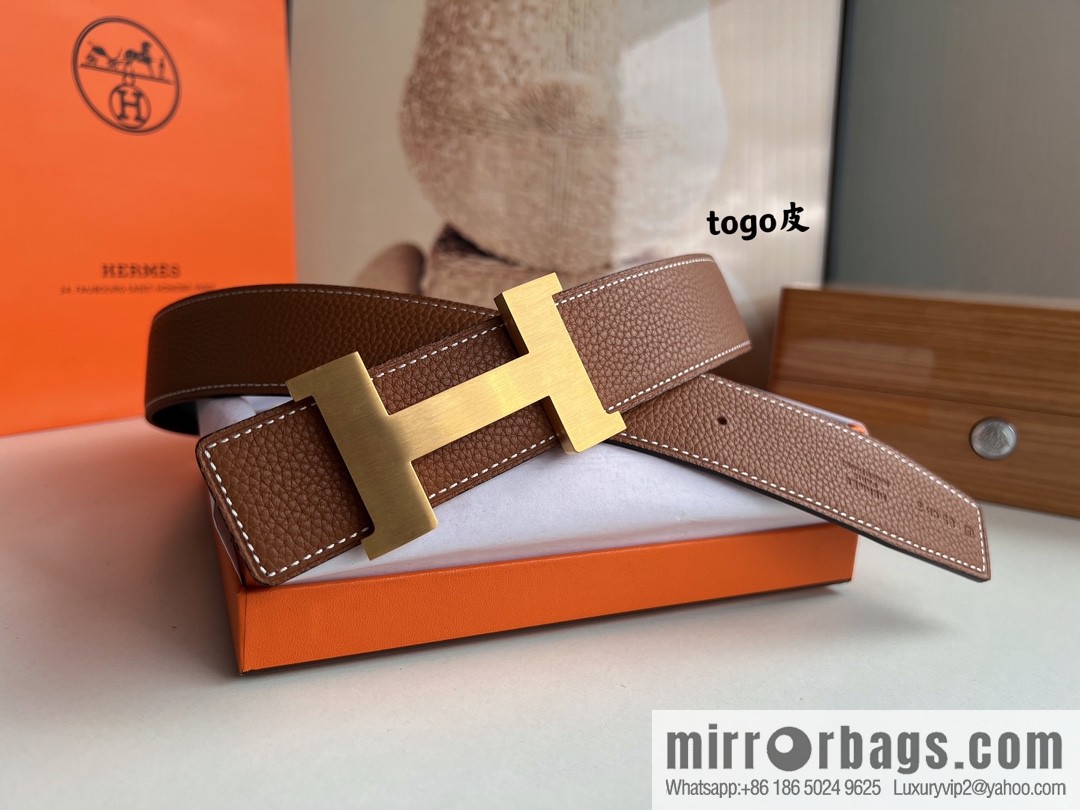 Hermes Hermes, original quality men's business 38mm width belt