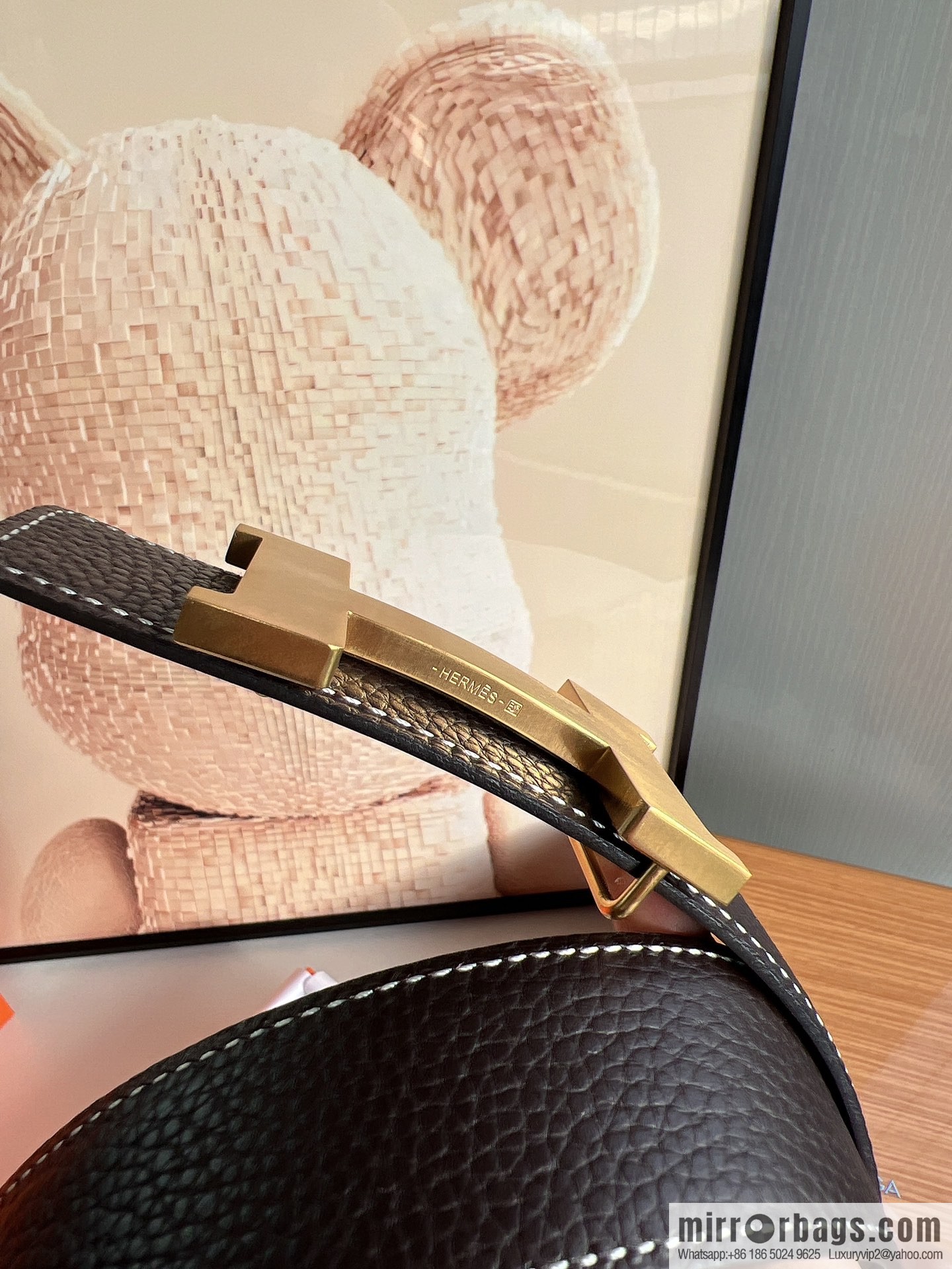 Hermes Hermes, original quality men's business 38mm width belt