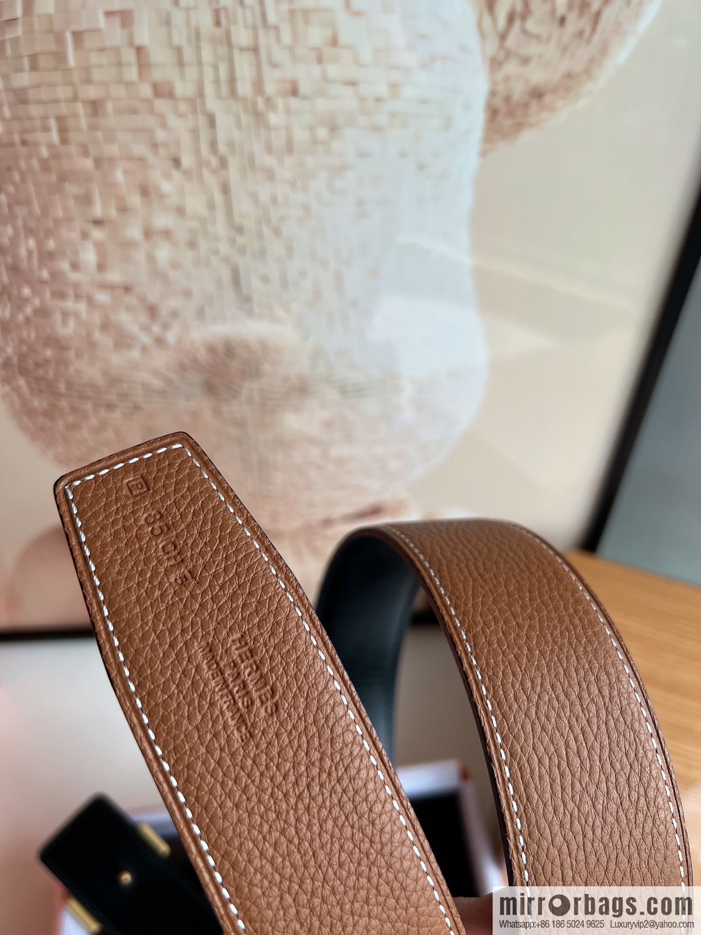 Hermes Hermes, original quality men's business 38mm width belt