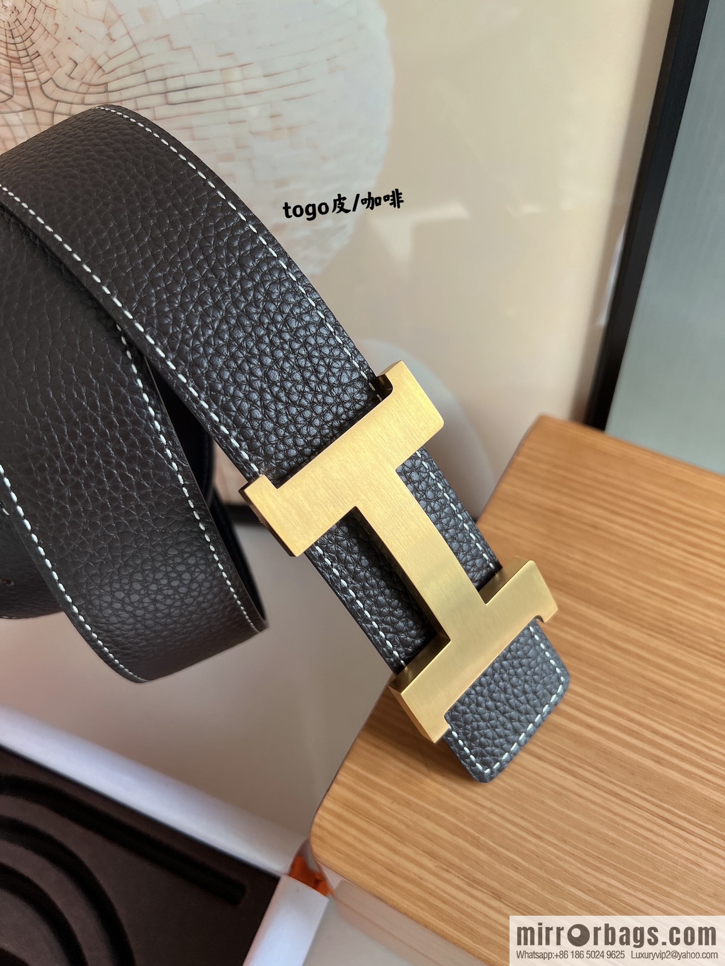 Hermes Hermes, original quality men's business 38mm width belt