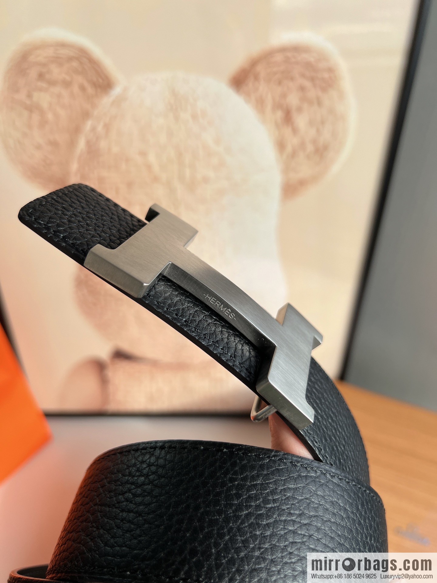 Hermes Hermes, original quality men's business 38mm width belt
