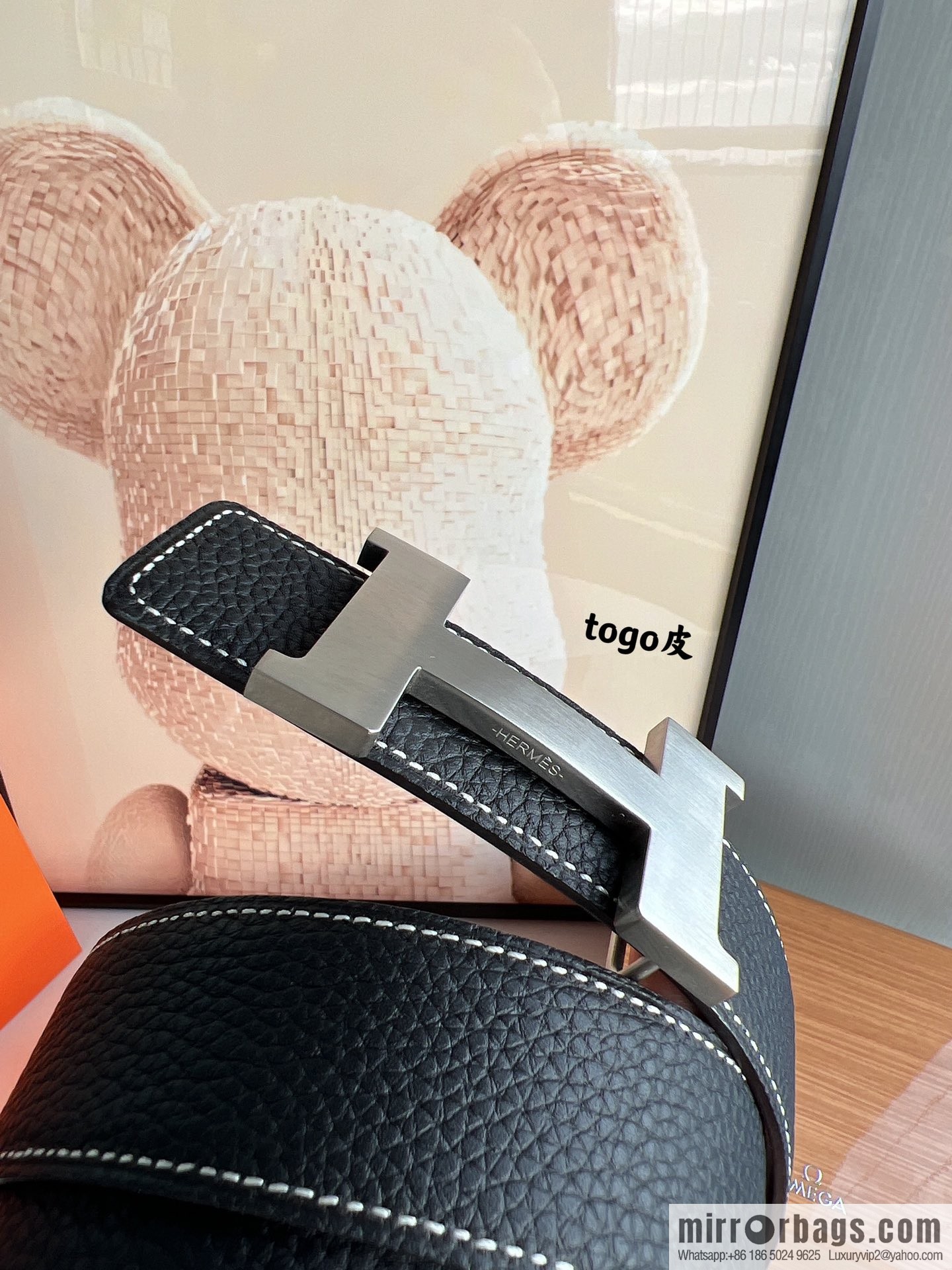 Hermes Hermes, original quality men's business 38mm width belt