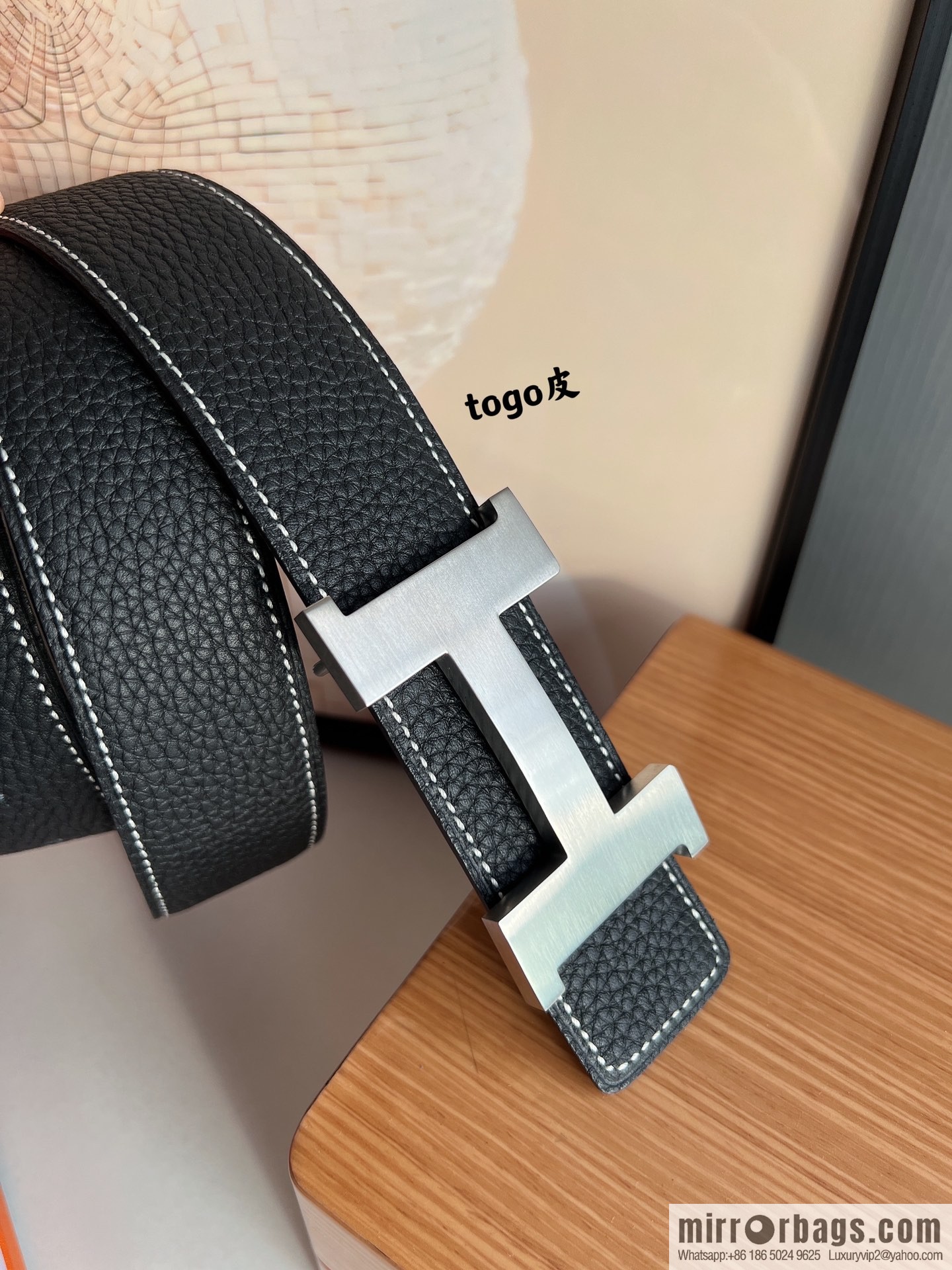 Hermes Hermes, original quality men's business 38mm width belt