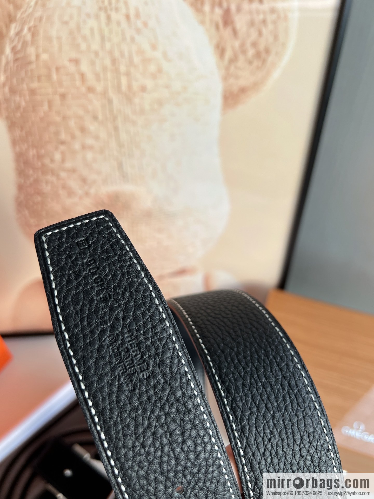 Hermes Hermes, original quality men's business 38mm width belt
