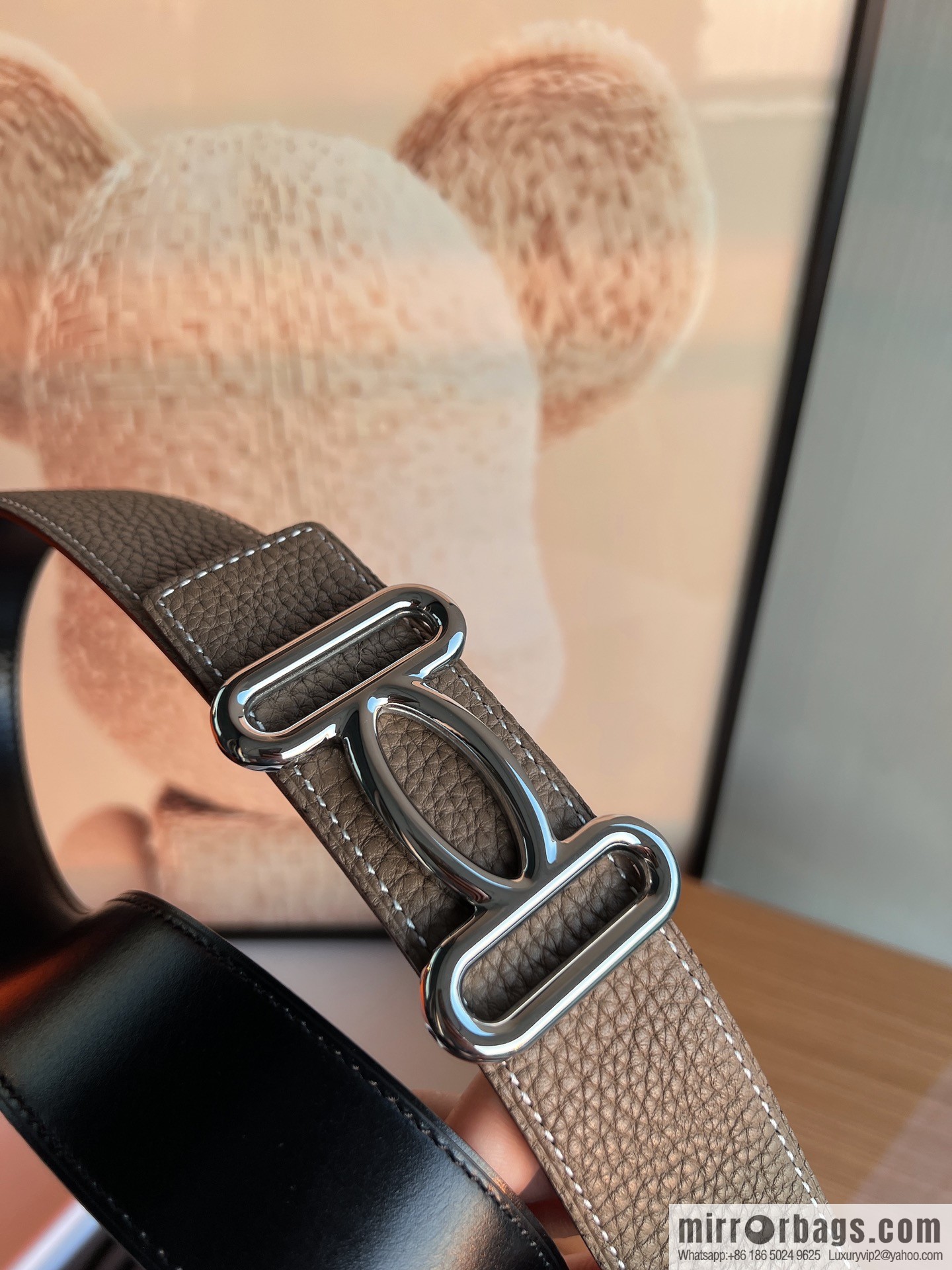 Hermes 2021 Trend Series Element Belt 38cm