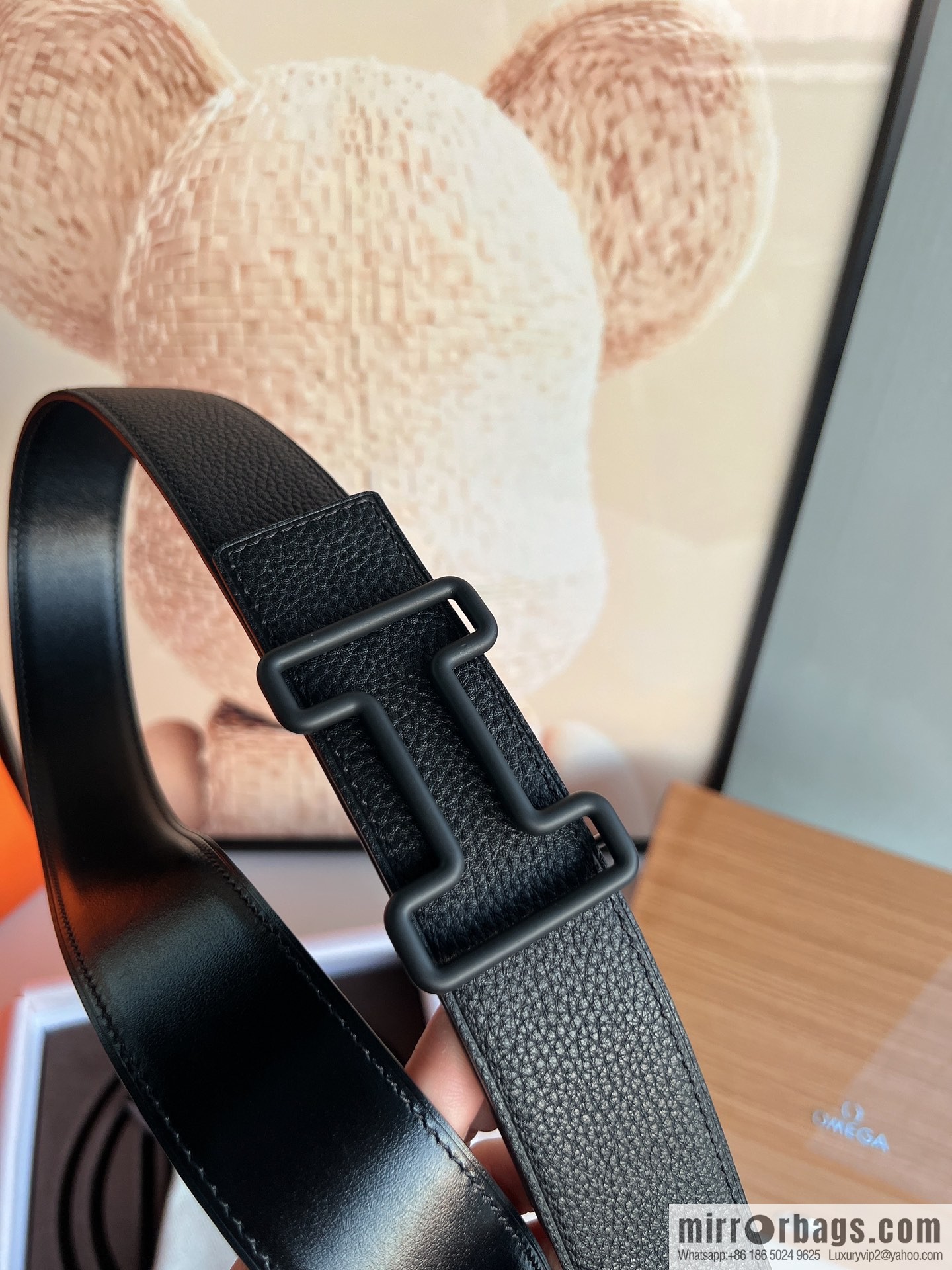 Hermes 2021 Trend Series Element Belt 38cm