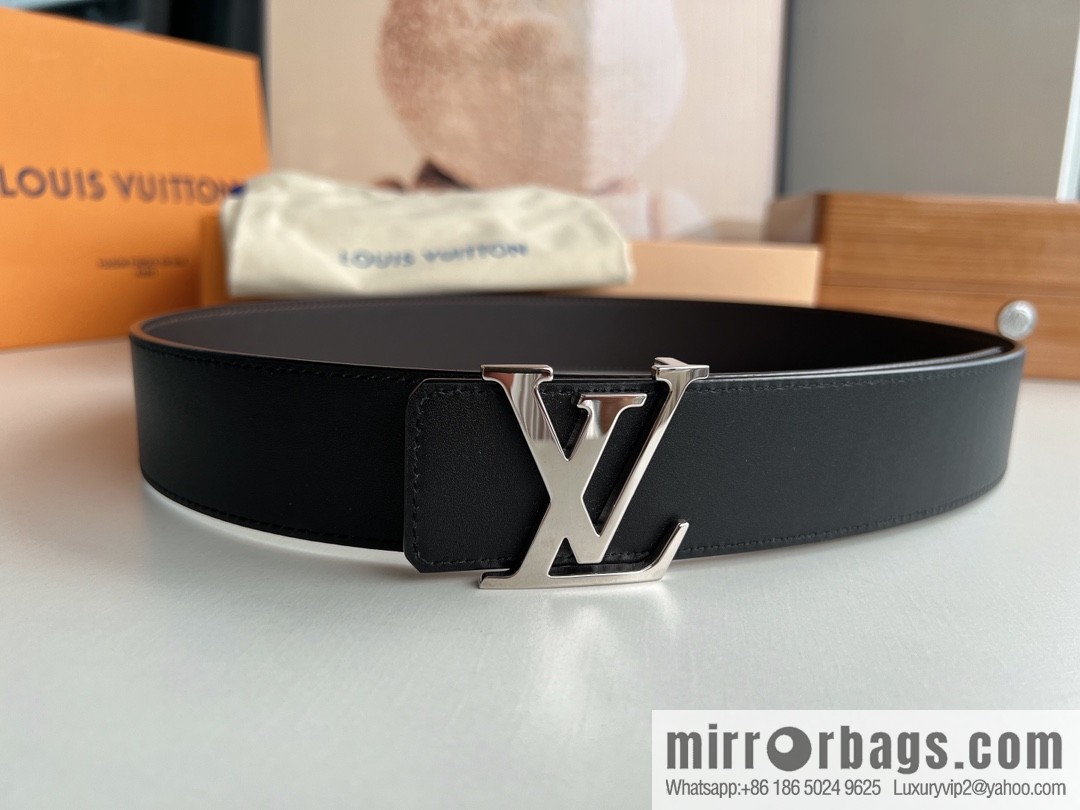 LV Louis Vuitton Shake 40mm Double Sided Belt for Men 4.0MM