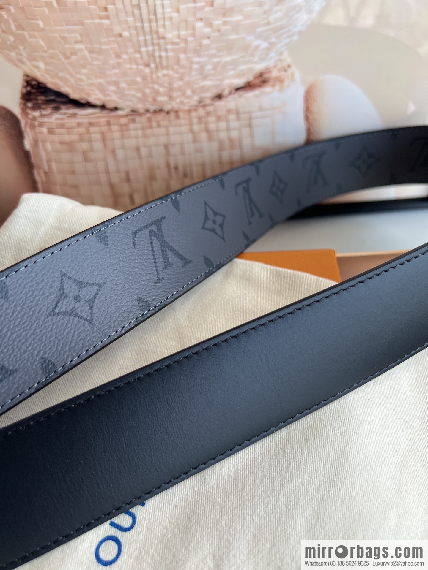 LV/Louis Vuitton 2022 new men's business belt 4.0cm