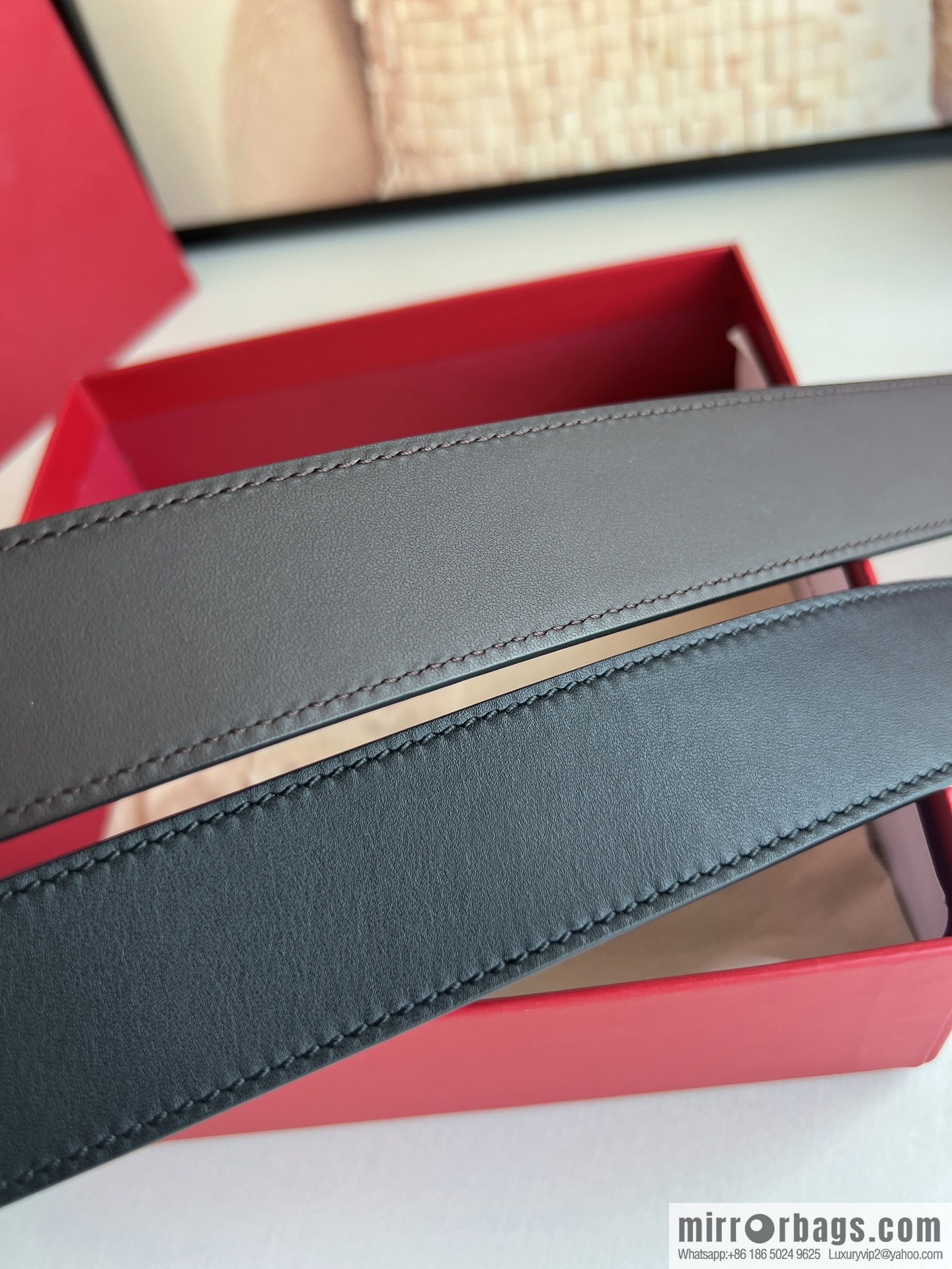 Ferragamo Ferragamo, boutique 8-character counter version metal buckle men's 3.5cm belt