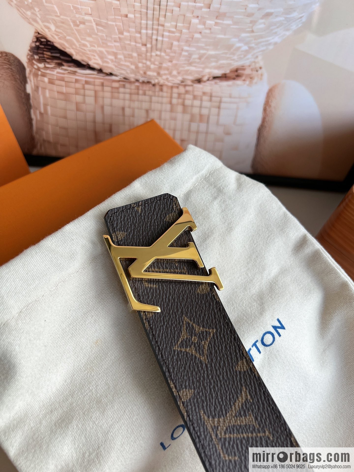LV/Louis Vuitton 2022 new men's 40mm belt
