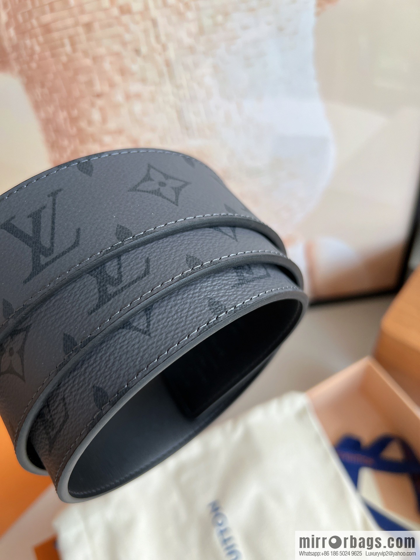 LV/Louis Vuitton 2022 new men's 40mm belt