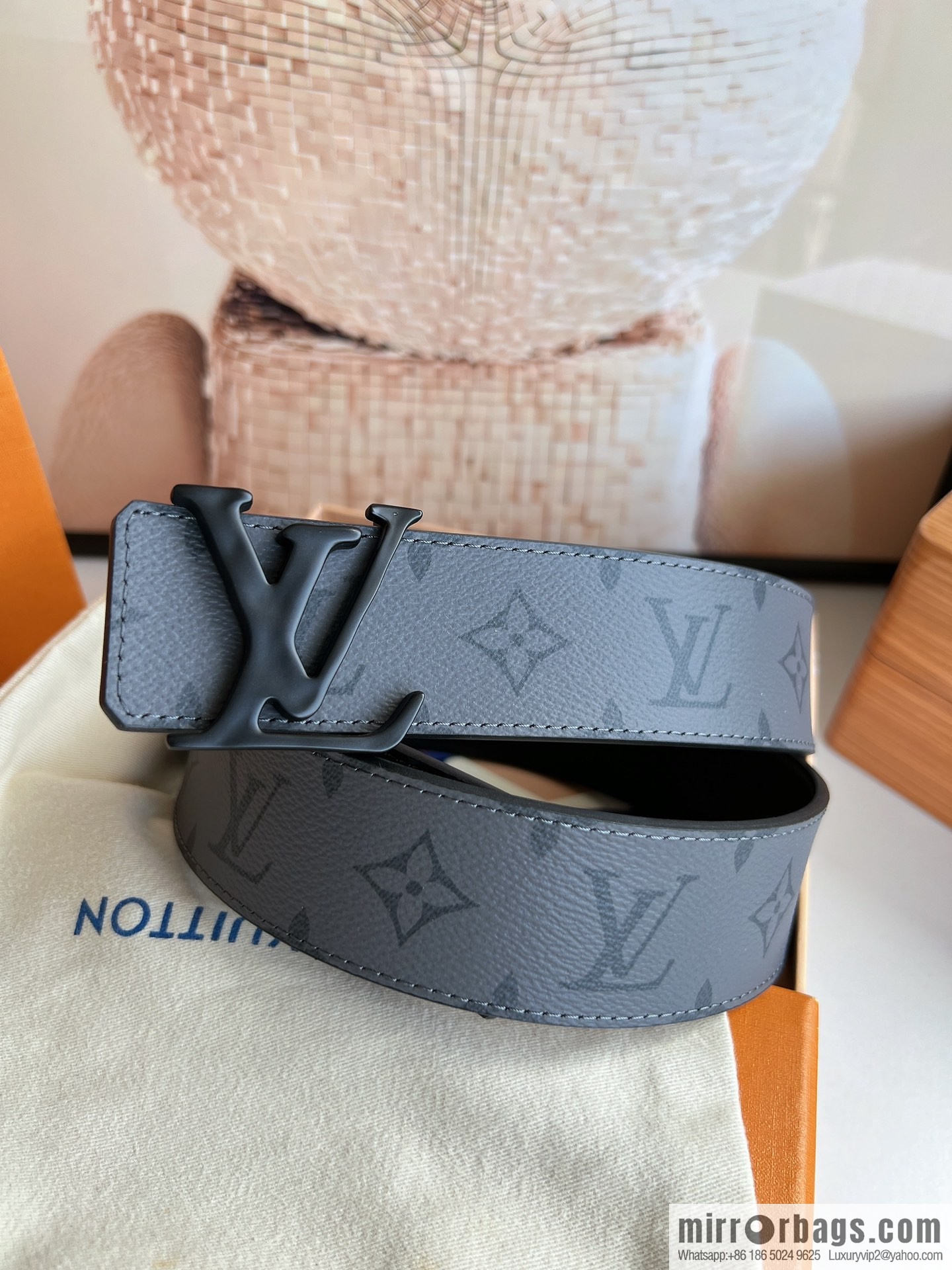 LV/Louis Vuitton 2022 new men's 40mm belt