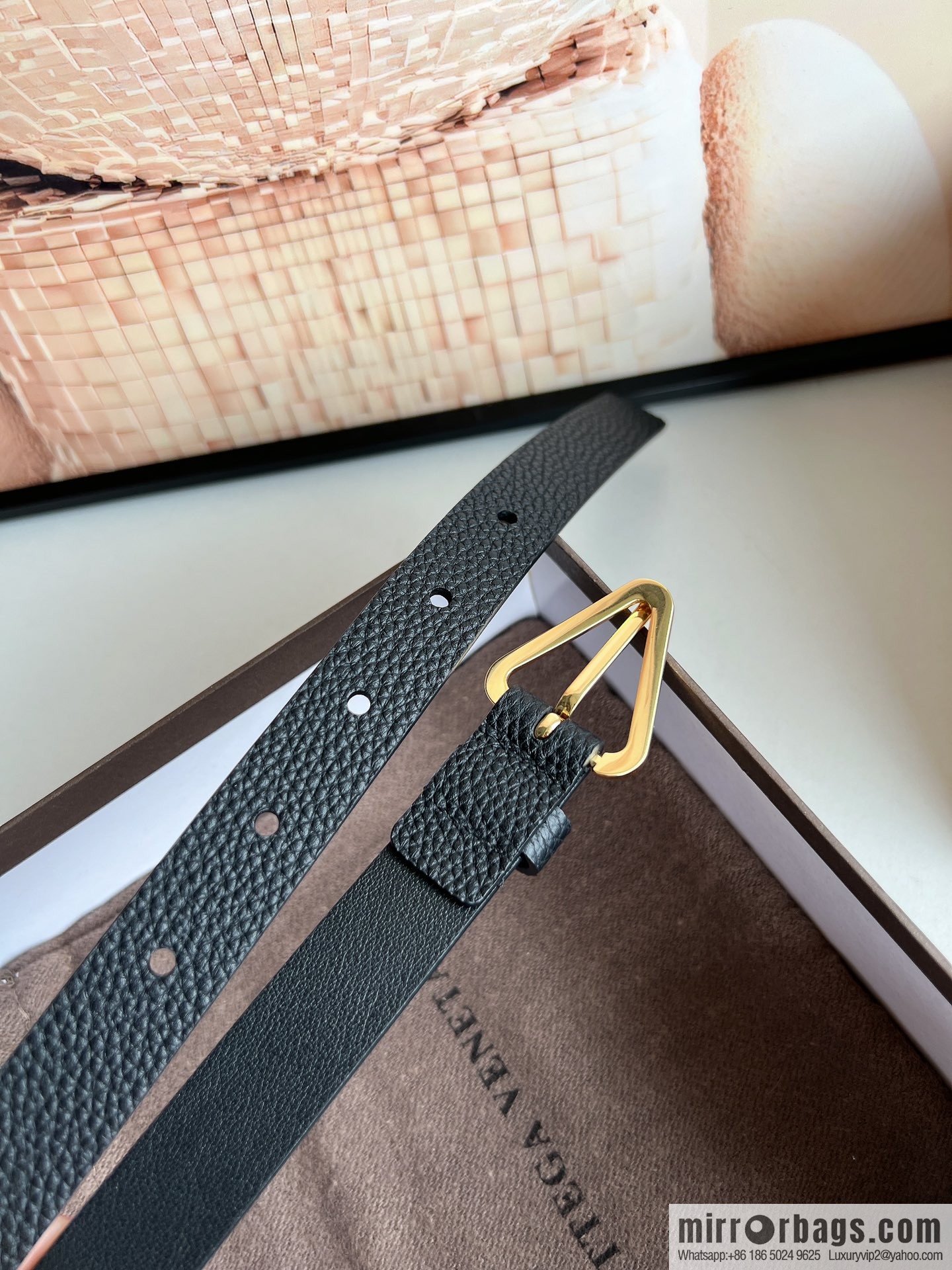 BV Safeguard Replica Luxury Handbag Grasp Series I Exquisite Ladies Belt around the waist 2.0cm