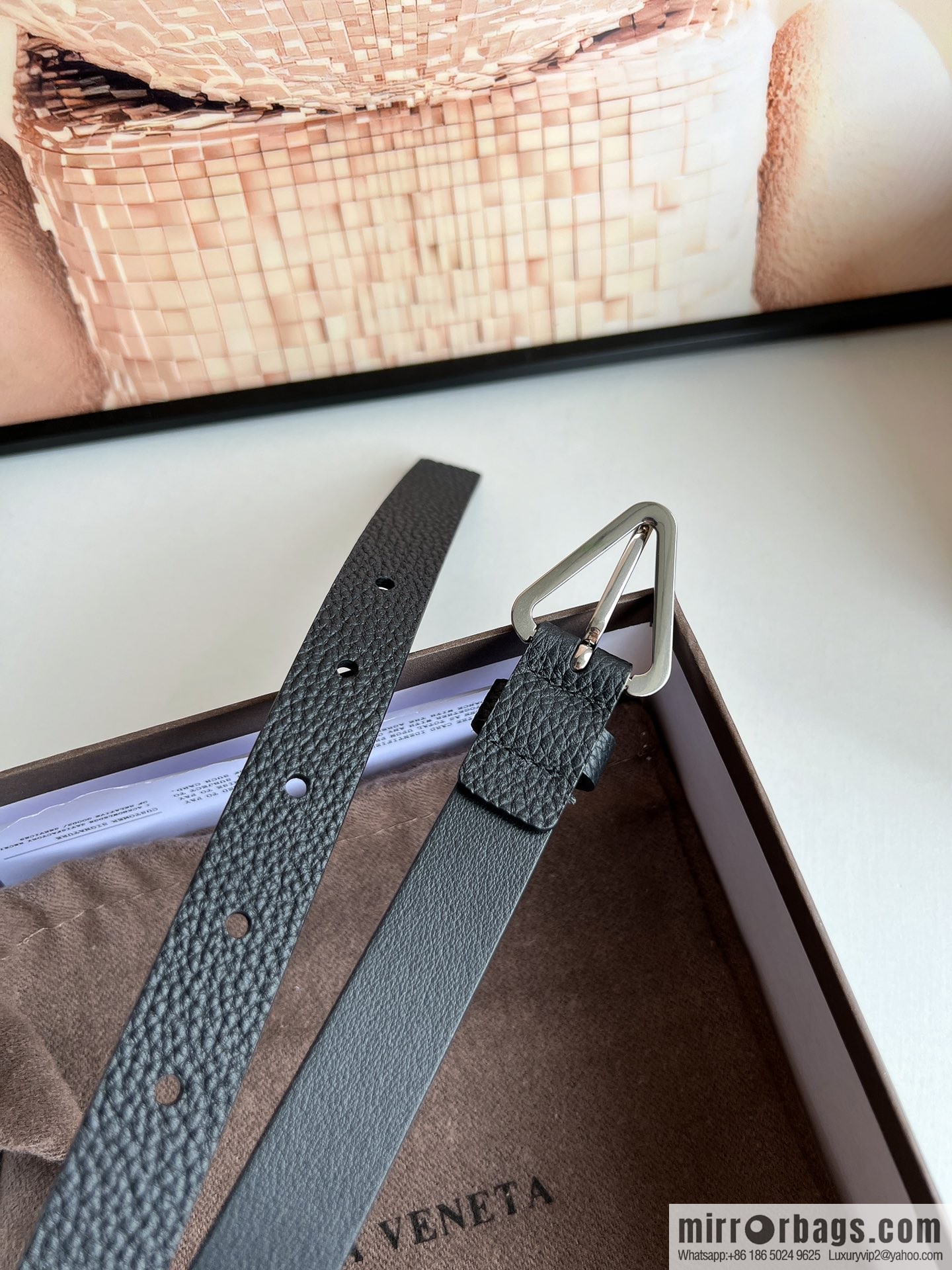 BV Safeguard Replica Luxury Handbag Grasp Series I Exquisite Ladies Belt around the waist 2.0cm