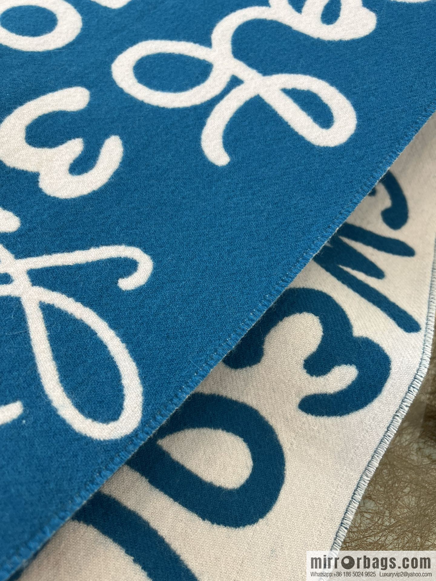 LOEWE Unisex Graffiti Double Sided Scarf