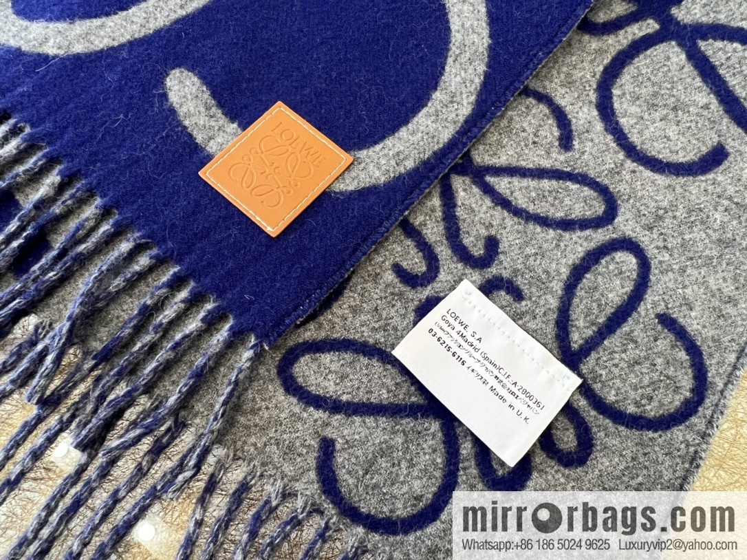 LOEWE Unisex Graffiti Double Sided Scarf