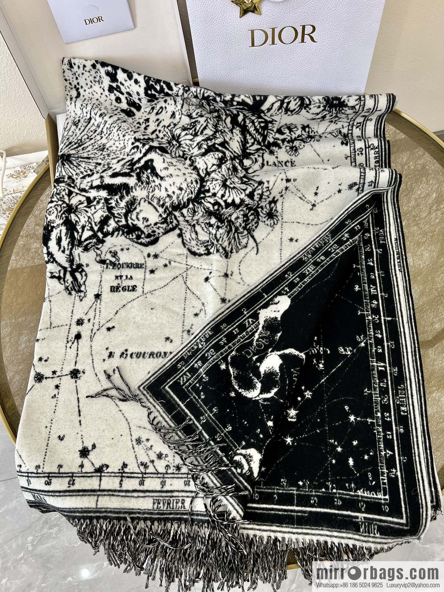 Dior Astrology Series Jacquard Blanket
