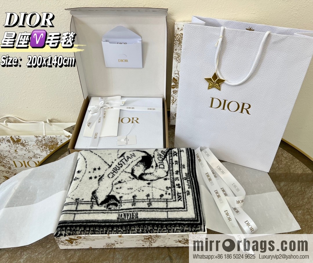 Dior Astrology Series Jacquard Blanket