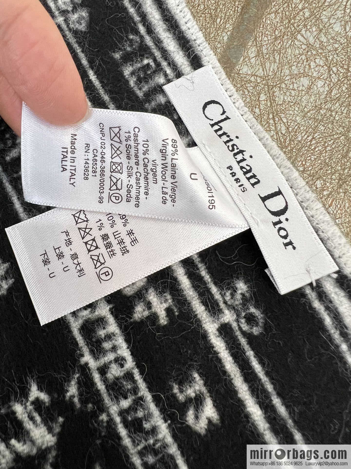 Dior Astrology Series Jacquard Blanket