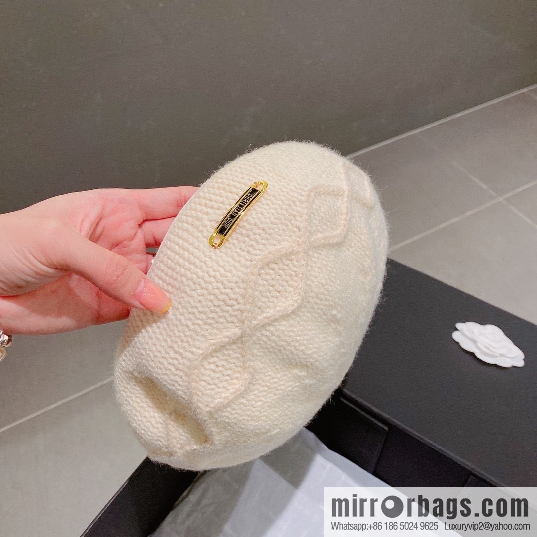 Dior 2022 autumn and winter new knitted beret