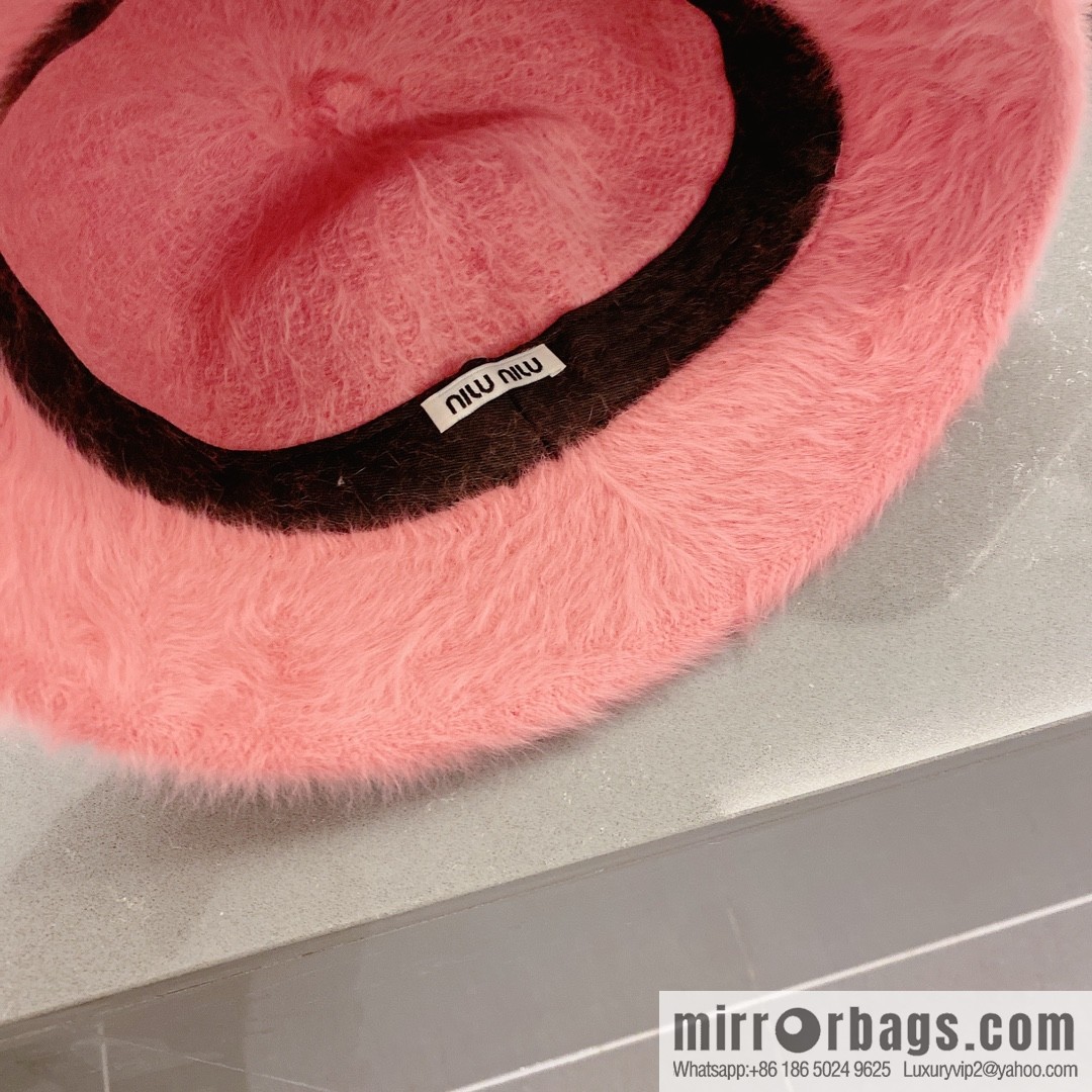 Miumiu miumiu rabbit fur top hat